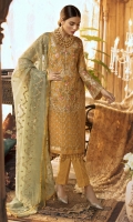 Embroidered Chiffon Front Back, Sleeves  Massori Dupatta Jaquard Trouser & Accessories