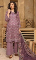 Digital Embroidered Lawn Shirt Embroidered Lawn Dupata Plain Trouser