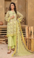 Digital Embroidered Lawn Shirt Embroidered Lawn Dupata Plain Trouser