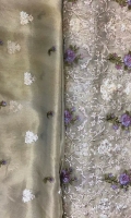 Emb jaal shirt, Sleeves emb booti, Back emb booti, Dupatta emb bootti and silk trouser