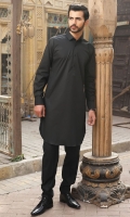 100% Cotton black shalwar kameez.