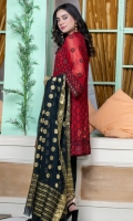 Chiffon Embroidered 3 Piece Suit