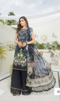 Digital Printed Cambric Cotton Front embroidered Digital Bamber Chiffon Dupatta Dyed Cotton Trouser