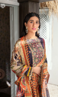 SHIRT FRONT | LUXURY DIGITAL HEAVY EMBROIDERED LAWN FRONT SHIRT BACK    | LUXURY DIGITAL PRINTED  LAWN BACK SLEEVES           | LUXURY DIGITAL PRINTED LAWN SLEEVES   DUPATTA         |LUXURY LAWN NENO GOLD WORK DUPATTA TROUSER         |CAMBRIC COTTON TROUSER