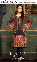 Printed Lawn Unstitched Kurti