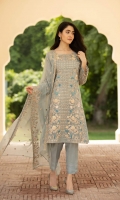 Shirt Fabric: Khaadi Net Trouser: Raw Silk Dupatta: Pure Chiffon