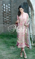 Un Stitched Three Piece, Shirt Fabric: Karandi, Includes: Front, Back, Sleeves, Digital Printed Chiffon Dupatta, Karandi Trouser