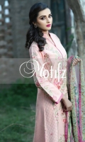 Un Stitched Three Piece, Shirt Fabric: Karandi, Includes: Front, Back, Sleeves, Digital Printed Chiffon Dupatta, Karandi Trouser