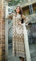 Un Stitched Three Piece, Shirt Fabric: Karandi, Includes: Front, Back, Sleeves, Embroidered Crinckle Chiffon Dupatta, Karandi Trouser