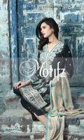 Un Stitched Three Piece, Shirt Fabric: Karandi, Includes: Front, Back, Sleeves, Embroidered Crinckle Chiffon Dupatta, Karandi Trouser