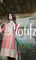 Un Stitched Three Piece, Shirt Fabric: Karandi, Includes: Front, Back, Sleeves, Digital Printed Chiffon Dupatta, Karandi Trouser
