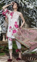 Three Piece, Shirt Fabric: Digital printed Embroidered Lawn, Includes: Front, Back, Sleeves, Digital Printed Crinkle Chiffon Dupatta, Dyed Cotton Trouser. Three Piece, Shirt Fabric: Digital printed Embroidered Lawn, Includes: Front, Back, Sleeves, Digital Printed Crinkle Chiffon Dupatta, Dyed Cotton Trouser.