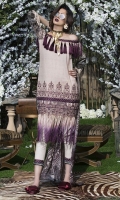 Three Piece, Shirt Fabric: Digital printed Embroidered Lawn, Includes: Front, Back, Sleeves, Digital Printed Crinkle Chiffon Dupatta, Dyed Cotton Trouser. Three Piece, Shirt Fabric: Digital printed Embroidered Lawn, Includes: Front, Back, Sleeves, Digital Printed Crinkle Chiffon Dupatta, Dyed Cotton Trouser.