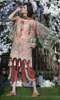 Three Piece, Shirt Fabric: Digital printed Embroidered Lawn, Includes: Front, Back, Sleeves, Digital Printed Crinkle Chiffon Dupatta, Dyed Cotton Trouser. Three Piece, Shirt Fabric: Digital printed Embroidered Lawn, Includes: Front, Back, Sleeves, Digital Printed Crinkle Chiffon Dupatta, Dyed Cotton Trouser.