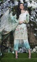 Three Piece, Shirt Fabric: Digital printed Embroidered Lawn, Includes: Front, Back, Sleeves, Digital Printed Crinkle Chiffon Dupatta, Dyed Cotton Trouser. Three Piece, Shirt Fabric: Digital printed Embroidered Lawn, Includes: Front, Back, Sleeves, Digital Printed Crinkle Chiffon Dupatta, Dyed Cotton Trouser.