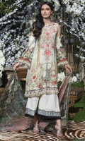 Three Piece, Shirt Fabric: Digital printed Embroidered Lawn, Includes: Front, Back, Sleeves, Digital Printed Crinkle Chiffon Dupatta, Dyed Cotton Trouser. Three Piece, Shirt Fabric: Digital printed Embroidered Lawn, Includes: Front, Back, Sleeves, Digital Printed Crinkle Chiffon Dupatta, Dyed Cotton Trouser.