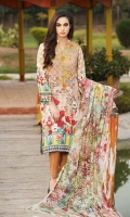 Three Piece, Shirt Fabric: Linen, Includes: Front, Back, Sleeves, Digital Printed Shawl, Linen Trouser