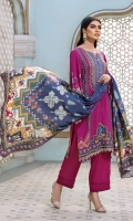 Digital Printed Cotail Front 1.14 M Digital Printed Cotail Back 1.14 M Digital Printed Cotail Sleeves 0.67 M Digital Printed Cotail Dupatta 2.5 M Dyed Cotail Trouser 2.5 M