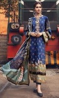 Digital Printed Linen Front 1 M Digital Printed Linen Back 1 M Neckline Embroidered Patch 1 Pc Digital Printed Linen Sleeves 0.67 M Digital Printed Linen Dupatta 2.5 M Dyed Linen Trouser 2.5 M