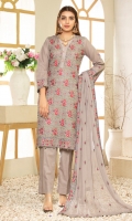 Luxury Heavy Ayudia Karandi Embroidered SHIRT, Pure Bamberg Heavy Chiffon Embroidered Dupatta, Ayudia Karandi Trouser