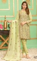 Luxury Heavy Ayudia Karandi Embroidered SHIRT, Pure Bamberg Heavy Chiffon Embroidered Dupatta, Ayudia Karandi Trouser