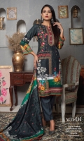 Digital Printed and Embroidered Super Fine Lawn Shirt Digital Printed Super Fine Lawn Dupatta Dyed Trouser