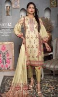 Digital Printed and Embroidered Super Fine Lawn Shirt Digital Printed Super Fine Lawn Dupatta Dyed Trouser