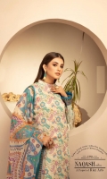 Lawn Print Embroidered Chafon Dupatta Plain Trouser