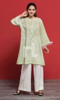 Green Digital Printed Stitched Lawn Shirt - 1PC