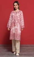 Pink Digital Printed Stitched Lawn Shirt - 1PC