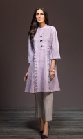 Dyed Embroidered Stitched Formal Shirt – 1PC