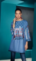 Embroidered Stitched Dobby Viscose Silk Shirt - 1PC Embroidered Stitched Dobby Viscose Silk Shirt - 1PC