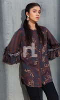 Digital Printed Stitched Linen Shirt - 1PC Digital Printed Stitched Linen Shirt - 1PC