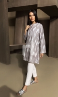 Brown Printed Stitched Cotton Shirt - 1PC Brown Printed Stitched Cotton Shirt - 1PC