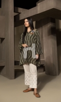 Green Printed Embroidered Stitched Cotton Shirt - 1PC Green Printed Embroidered Stitched Cotton Shirt - 1PC