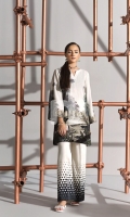 Digital Printed Embroidered Stitched Cotton Karandi Shirt - 1PC Digital Printed Embroidered Stitched Cotton Karandi Shirt - 1PC