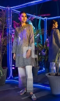 Grey Plain Embroidered Stitched Karandi Shirt - 1PC Grey Plain Embroidered Stitched Karandi Shirt - 1PC