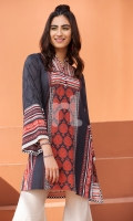 Printed Stitched Lawn Shirt and Dupatta- 2PC