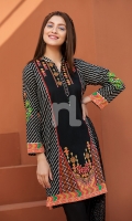 Embroidered Stitched Lawn Shirt and Dupatta- 2PC