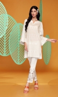 Digital Printed Stitched Cotton Karandi Shirt & Embroidered Trouser With Mask- 2PC