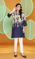 Digital Printed Stitched Khaddar Shirt With Mask- 1PC