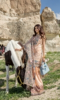 Front: Printed Lawn 1.20M Back: Printed Lawn 1.20M Sleeves: Printed Lawn 0.6M Trouser: Digital Printed Cambric 2.5M Dupatta: Embroidered Net 2.5M Embroideries: Front Daman Border Motif Patch – 1 Embroidered Cutwork Neck Patch Embroidered Cutwork Patch for Front Front: Printed Lawn 1.20M Back: Printed Lawn 1.20M Sleeves: Printed Lawn 0.6M Trouser: Digital Printed Cambric 2.5M Dupatta: Embroidered Net 2.5M Embroideries: Front Daman Border Motif Patch – 1 Embroidered Cutwork Neck Patch Embroidered Cutwork Patch for Front