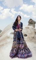 Front: Embroidered Cotton Net 1.20M Back: Cotton Net 1.20M Sleeves: Embroidered Cotton Net 0.6M Trouser: Digital Printed Cambric 2.5M Dupatta: Digital Printed Silk 2.5M Embroideries: Front Daman Border Motif Patch – 2 Neckline Patti Sleeve Patti Front Daman Patti Front: Embroidered Cotton Net 1.20M Back: Cotton Net 1.20M Sleeves: Embroidered Cotton Net 0.6M Trouser: Digital Printed Cambric 2.5M Dupatta: Digital Printed Silk 2.5M Embroideries: Front Daman Border Motif Patch – 2 Neckline Patti Sleeve Patti Front Daman Patti