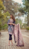 Front: 1.20m Digital Printed Lawn , Back : 1.20m Digital Printed Lawn Sleeves: 0.6m Digital Printed Lawn Pants: 2.5m Dyed Cambric Dupatta: 2.5m Tissue Silk Digital Printed Embroidries: Neckline Front: 1.20m Digital Printed Lawn , Back : 1.20m Digital Printed Lawn Sleeves: 0.6m Digital Printed Lawn Pants: 2.5m Dyed Cambric Dupatta: 2.5m Tissue Silk Digital Printed Embroidries: Neckline