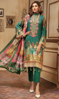 unstitch embroidered lawn suit