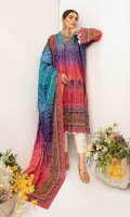 3-Meter Printed Shirt 2.5-Meter Printed Lawn Dupatta 2.5-Meter Cotton Trousers