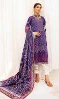 3-Meter Printed Shirt 2.5-Meter Printed Lawn Dupatta 2.5-Meter Cotton Trousers
