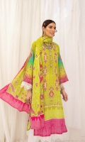 3-Meter Printed Shirt 2.5-Meter Printed Lawn Dupatta 2.5-Meter Cotton Trousers