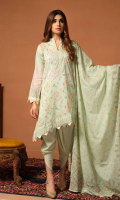 3 Meter Printed Shirt 2.5 Meter Printed Duppata 2.5 Meter Plain Cotton Trousers