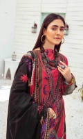 3 Meter Printed Shirt With Front Embroidered 2.5 Meter Lawn Dupatta 2.5 Meter Cotton Trousers
